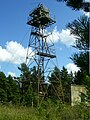 Uitkijktoren bij de kust