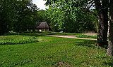 Het park bij het landhuis