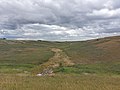 Dried up Wolf Creek west of Corning