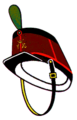 The Barretina (shako), famous symbol of the Colégio Militar