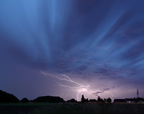 A thunderstorm above Unna