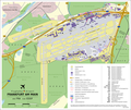 Lageplan des Flughafen Frankfurt am Main