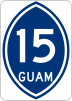 Guam Highway 15 marker