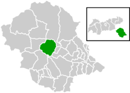 Location within Lienz district