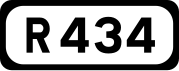 R434 road shield}}