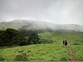 Trekking trail on top of the mountain