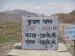 Kunzum La, Lahaul & Spiti Himachal Pradesh