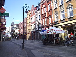 Winkelstraat in Lębork