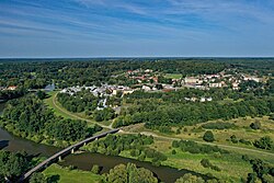 Aerial view of Łęknica