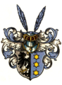 Gemehrtes (gespaltenes) Wappen derer von Rittberg (Retberg)