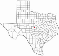 Location of Richland Springs, Texas