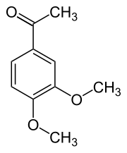 Struktur von 3,4-Dimethoxyacetophenon