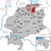 Lage der Gemeinde Auhagen im Landkreis Schaumburg