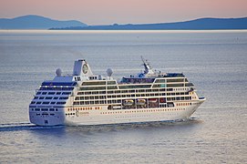 Azamara Quest departing Split, 13 November 2011