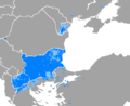 Bulgaro-Macedonian Language distribution