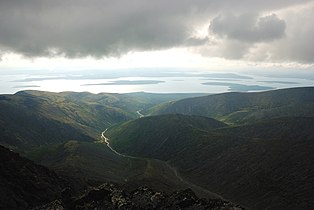 Blick auf den See Imandra