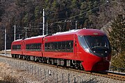 The 8500 series Fujisan View Express EMU in January 2018