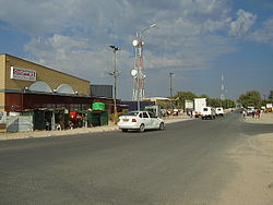 Hauptstraße in Ghanzi