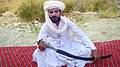 A Baloch man wearing traditional clothes