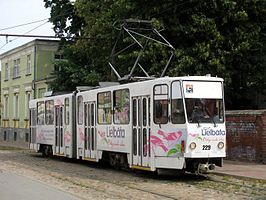 Tram van het type Tatra KT4 - nr. 229; 2013