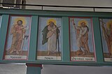 Fresken und Gemälde in der Kirche