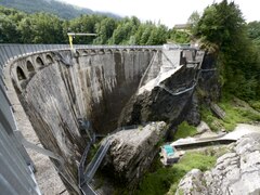 Staumauer des Lac de Montsalvens