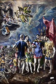 "The Martyrdom of Saint Maurice" by El Greco, 1580-82.