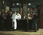 John French Sloan, McSorley's Old Ale House, 1912, Detroit Sanat Enstitüsü