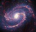 Messier 100 im nahen Infrarot und im Millimeterbereich