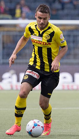 Gajić in 2014 als speler van Young Boys