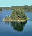 Image 34A summer cottage (mökki) on a lake island (from Culture of Finland)