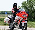 Motorradstreife (als Kradmelder, Lotsenfahrzeug und Marschverband-Begleitung)