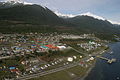 Puerto Williams vanuit de lucht