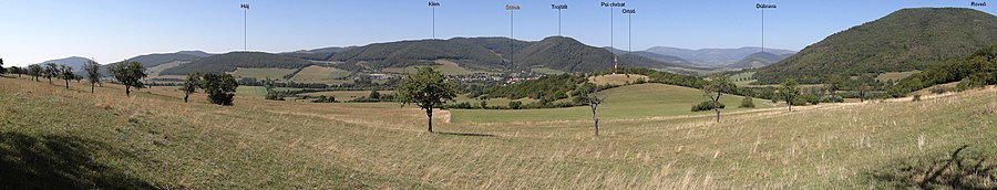 Panorama widokowa ze wschodniej strony