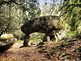 A dolmen in San-Gavino-di-Carbini