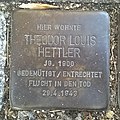 Stolperstein in Mühlacker für Theodor Louis Hettler (17. Februar 2019)