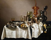 Stilleven van Willem Claesz. Heda, wiens werk door Cézanne werd bewonderd (cf. Rubin)