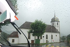 De kerk van Boécourt