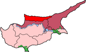 Poziția regiunii Districtul Kyrenia