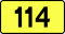 Tabliczka DW114