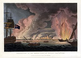 Destruction of the French fleet