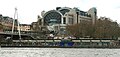 Embankment Pier as seen from the River Thames