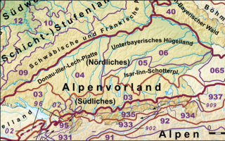 Unterbayerisches Hügelland (Alpenvorland und Alpen)