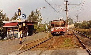 Hauger Station in 1982