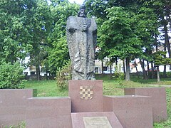 Tomislav'ın bir parktaki heykeli