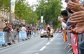 Mikel Astarloza beim Zeitfahren der Tour de France 2007 in Albi