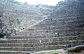 View of the archaeological site of Ollantaytambo.