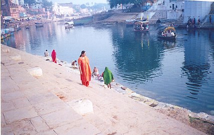 Ramghati në Chitrakuta, distrikti Satna, Madia Pradesh.