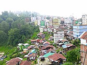 View of Ravangla town