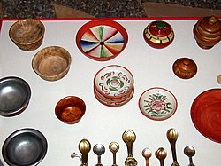 Tibetan bowls and spoons